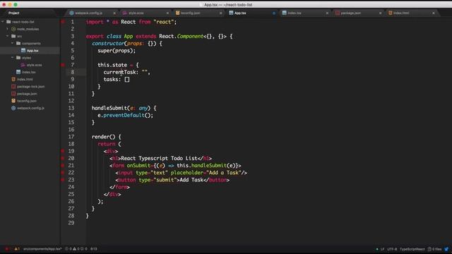 React & Typescript - #4 Forms and Submits смотреть онлайн