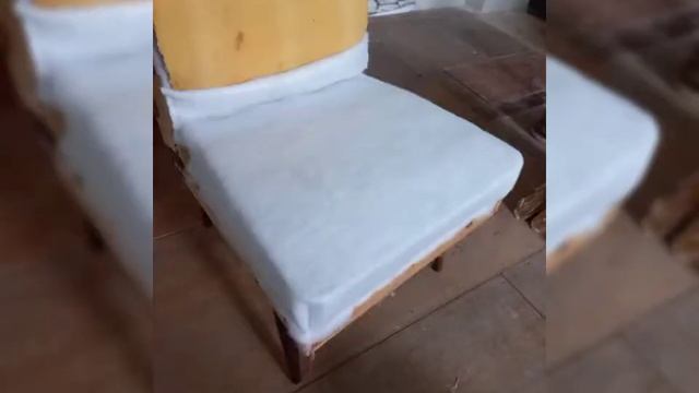 Реставрация советских кресел в стиле поп-арт. Новая жизнь старым вещам. смотреть онлайн