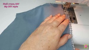 Уловки и хитрости шитья (без оверлока). Как сшить рукава с кружевом