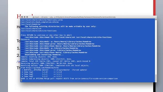 How to install Homebrew on MacBook смотреть онлайн