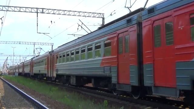 "Бывший Сергей Есенин!" Электропоезд ЭД4МК-0022 сообщением "Кашира - Москва Павелецкая" смотреть онлайн