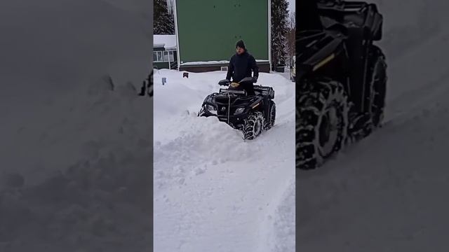 Snow shuffle always a pleasure on the Can Am Outlander #nordfin #snow #taigaschool смотреть онлайн