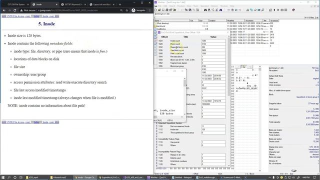 8.3 Superblock, file path, and inode (index node) data structure смотреть онлайн