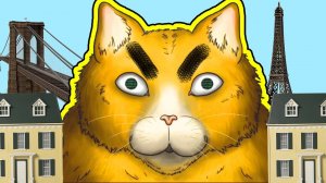 Котенок ЗУБАСТИК ГЛАЗАСТИК съедает целый город. Мультик ИГРА Tasty Blue Forever