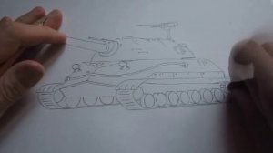 Как нарисовать ИС-7