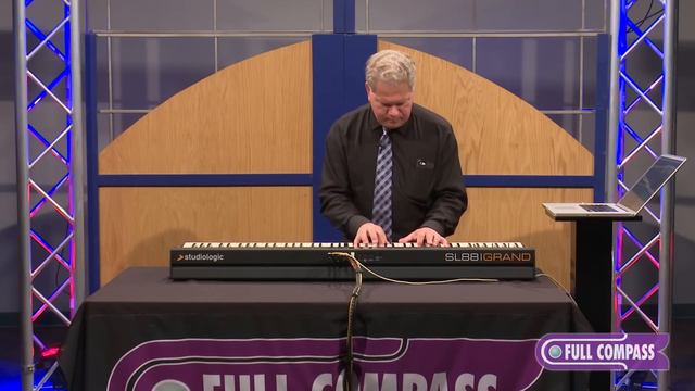 Studiologic SL88 Grand 88 Wood Key MIDI Controller Demo | Full Compass смотреть онлайн