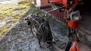 Ретро скутер из металлолома SUZUKI RAN.