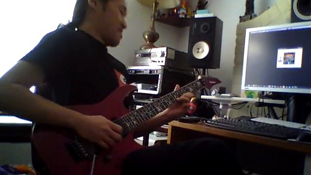 Herman Li - Quick Improvised Guitar Solo for Strings On Fire смотреть онлайн