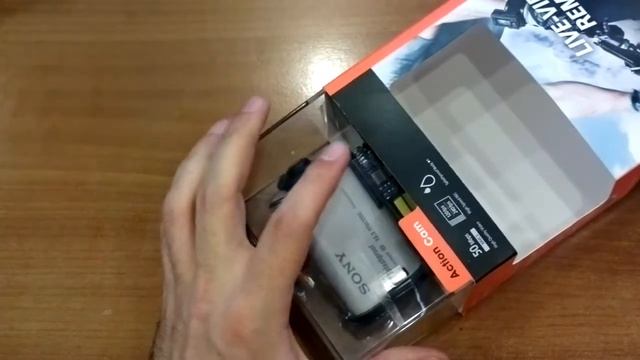 Распаковка Sony Action Cam HDR-AS100VR + RM-LVR1 смотреть онлайн