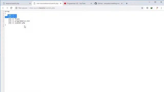 30 scandir - Katalog tarkibini e'lon qilish - Php смотреть онлайн