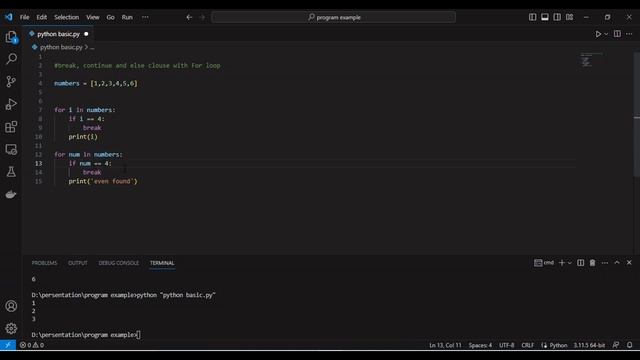 Python for Beginners in Hindi 2024 | Chapter 8: Break, Continue & For-Else in Python #pythontutoria смотреть онлайн