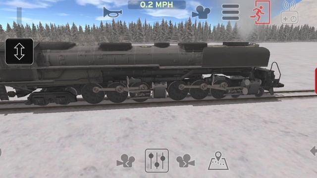 Пытаюсь разогнаться до скорости света на паровозе в Train And Yard Simulator.
