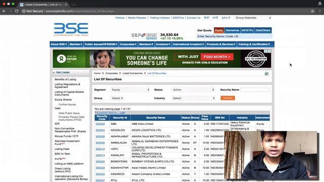 How to Download the complete list of Stocks listed on BSE and NSE? | Trade Brains смотреть онлайн