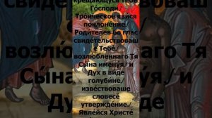 Святое Богоявление. Крещение Господа Бога и Спаса нашего Иисуса Христа.  Тропарь Крещению Господню