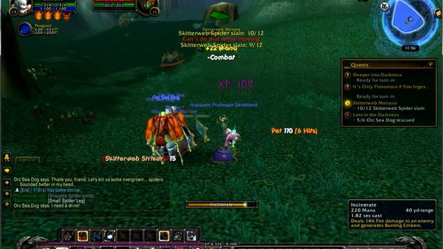 Wow WOD: Undead warlock levling EP-6 lvl 13-14 смотреть онлайн