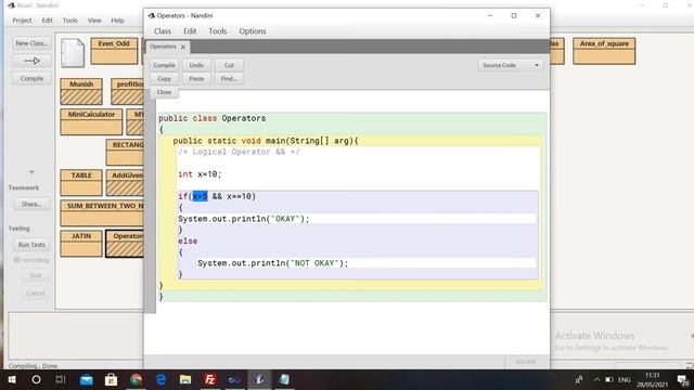 Coding classes for Kids || Part-9 Operators in java || Blue J programming for kids смотреть онлайн