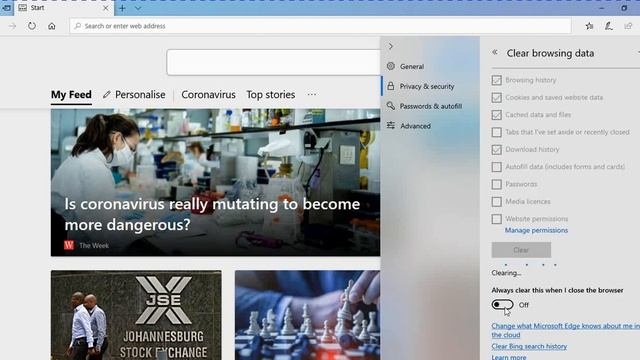 CLEAR HISTORY, DOWNLOADS, COOKIES & CACHE IN MICROSOFT EDGE смотреть онлайн