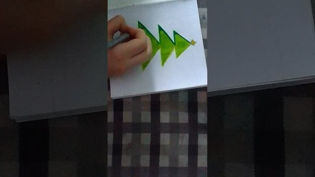 Рисование новогодней ели смотреть онлайн