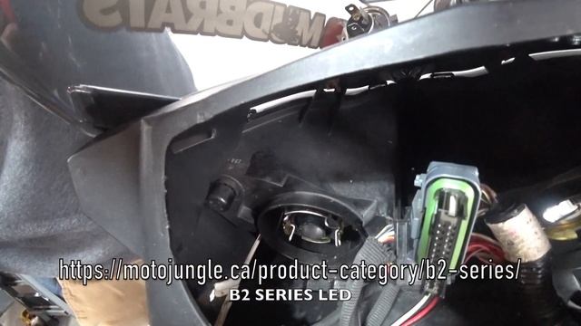 B2 STINGER Series LED LIGHTS | H4 Install Best LED for Skidoo Rev XP, XS, XR and XM models смотреть онлайн