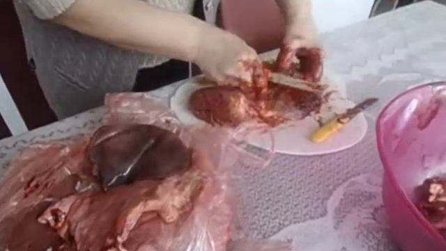 Разделка ливера