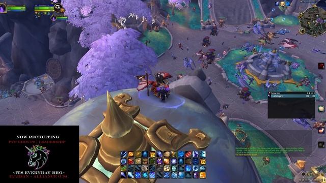 World of Warcraft - Mage - Using Blast Wave to launch someone at Valdrakken смотреть онлайн