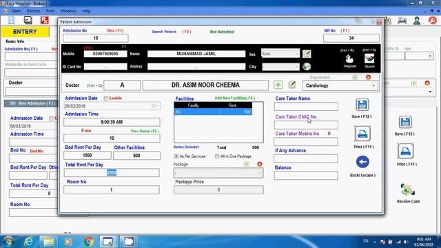 Easy hospital Reception Indoor 1 Patient Admission смотреть онлайн