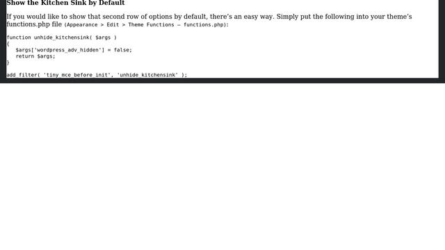 Wordpress: Second toolbar in tinymce has "display:none" set? (2 Solutions!!) смотреть онлайн