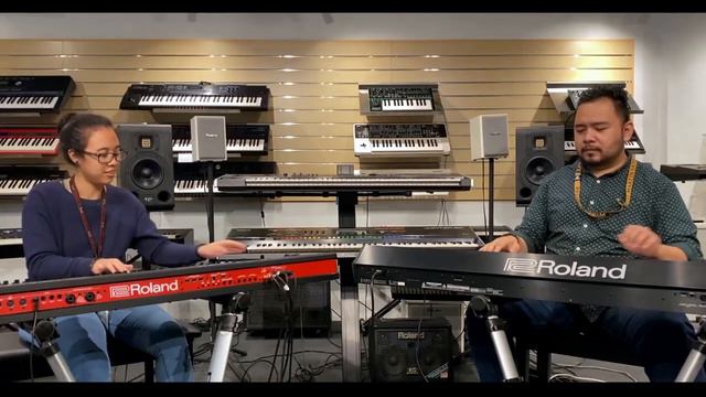 Roland Fantom 7 (Georgy) Vs Roland RD-2000 (Acap) | Just Jam