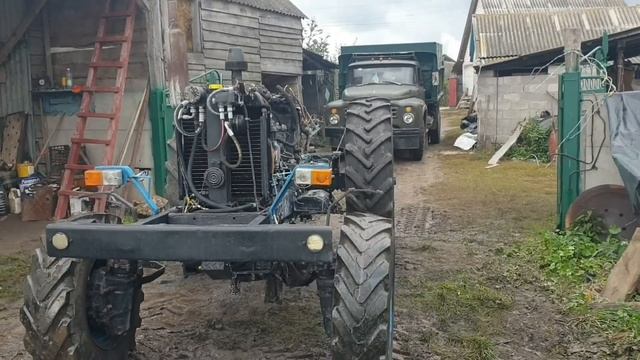 Ремонт трактора мтз вибиває 3 передачу і реверс + покраска трактора. смотреть онлайн