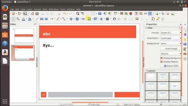 Creating presentation using word and Excel in Ubuntu linux operating system смотреть онлайн
