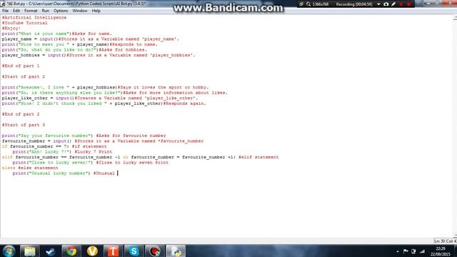 Simple AI Python Tutorial Part 3 смотреть онлайн