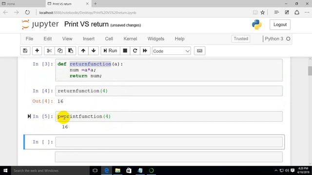 Tutorial 09: Print VS return in Python смотреть онлайн
