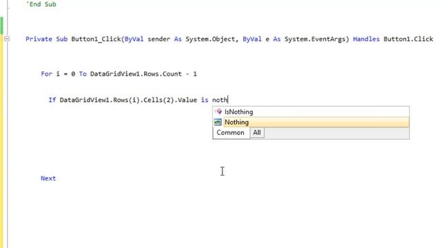 Visual Basic.net: How to remove the empty row in DataGridView смотреть онлайн