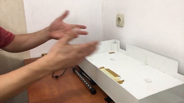 LED светильник Xilong Т4 синий, доп освещение для аквариума