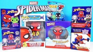 ЧЕЛОВЕК-ПАУК Mix! СЮРПРИЗЫ, игрушки, МУЛЬТИК, Marvel SPIDER MAN FUNKO, Kinder Surprise eggs unboxing