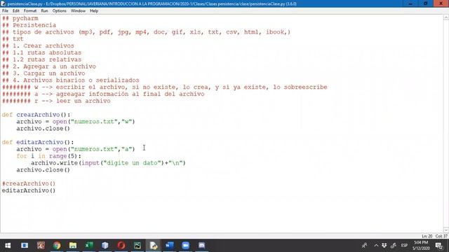 Archivos en Python, conceptos básicos 12 mayo смотреть онлайн