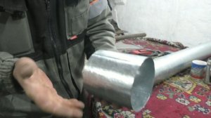 Заглушка на трубу из оцинковки. Способ №4