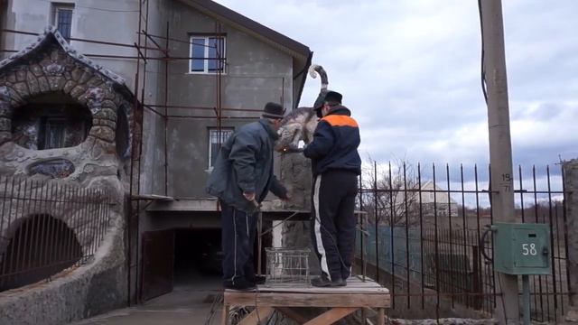Как установить скульптуру кота? смотреть онлайн