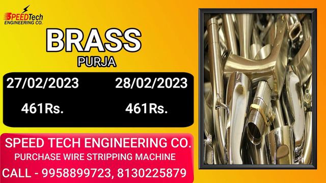 COPPER, ALUMINIUM, BRASS | DELHI METAL RATES UPDATE 28/02/2023 | BY SPEED TECH смотреть онлайн