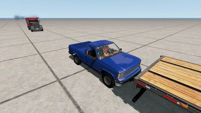 Trucks Destroy Car | BeamNG Drive Crashes смотреть онлайн