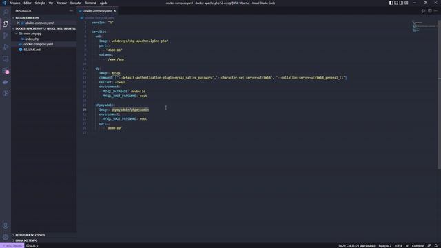 Ambiente Docker + Apache + PHP7.2 + Mysql + phpMyAdmin смотреть онлайн