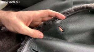 Восстановления поверхности на дубленке