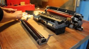 Как заменить пленку прижимного вала печки (Fuser Film Sleeve) Xerox DocuColor