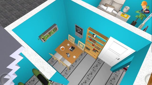 19x25 House Plan 2BHK || 2 Bedrooms Ghar Ka Naksha || 19x25 House Design || Small House Design смотреть онлайн