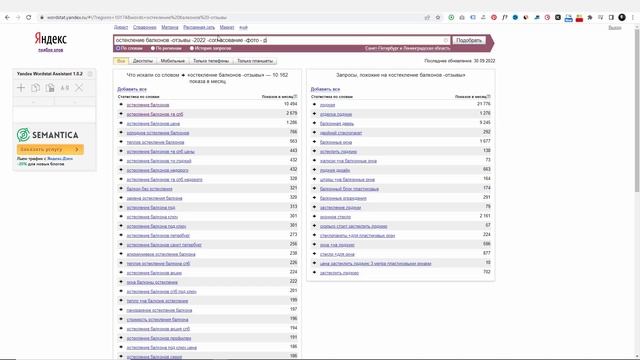 Яндекс Вордстат - КАК ПОЛЬЗОВАТЬСЯ/Обзор Yandex Wordstat/Сбор статистики запросов смотреть онлайн