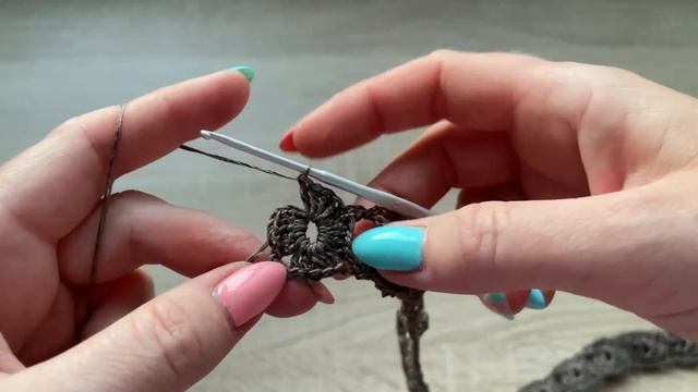 Квадратные мотивы без отрыва нити #мастеркласс смотреть онлайн