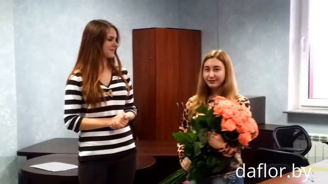 Вручение цветов 12.05.2014