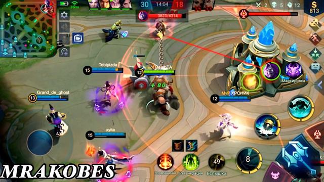 Ап рейтинга на танке? Mobile Legends Franko/Франко Top 1 моменты смотреть онлайн