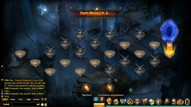 Wartune: The Dark Maze Gameplay/Strategies/Rewards (120mil BR Knight) смотреть онлайн