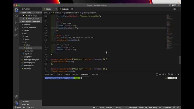 PWA Budget Tracker смотреть онлайн